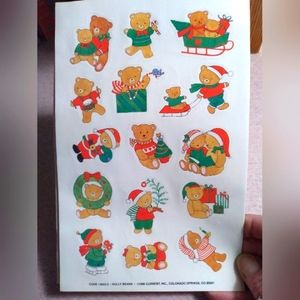 Vintage current Xmas stickers